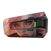 For Cardo Packtalk Edge Neo Pro Skin Sticker Matte Red Swordsman