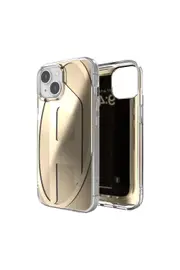 [Diesel] Diesel - Oval D case iP15 - Cases - Unisex - Gold Gold