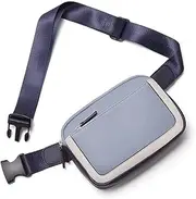 [Generic] Women's Bum Bag, Stylish Vegan Leather Crossbody Bag, Women's Belt Bag with Adjustable Strap (Blue, One Size)