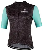 Bianchi Milano Sosio Women's Cycling Jersey (Black) XS, S, M, L, XL