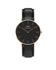 Daniel Wellington Classic 36 Sheffield Rose Gold & Black Watch