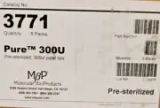 Molecular BioProducts 3771 Pure™ 300U Sterile, 300ul pipet tips 4800/Cs