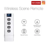Remote Control Switch Portable Tuya 4 Gang Smart Life Works With Tuya Zigbee Gat