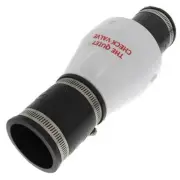 2" PVC "Quiet Check" Solvent Weld w/ Hose Clamp