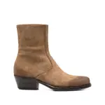 [Eraldo] Eraldo 45mm Zip-detail Suede Boots 37 IT BROWN