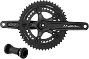 Bike Crankset, 165/170mm Road Bike Hollow Integrated Crankset GXP 50-34T 52-36T 53-39T Double Chainring Cranksets CNC Aluminum Alloy Crank Arm Set with BB