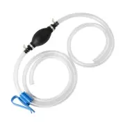 Gasoline Siphone Hose, Fuel Transfer Pump with Brass Tip Weight and Pinch Cli...