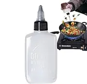 Oil Dispenser Bottle For Camping, Portable Squeeze Bottle With Twist Top, Cooking Oil Dispenser Container, Leak-Proof Condiment Container, Refillable, 100ml For Seasoning, Ketchup, Cooking Wine