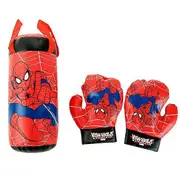 Spider-Man Boxing Bag for Children, Boxing Bag Toy with Boxing Gloves and Adjustable Stand, Birthday Gift for Boys 4-9 Years