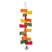 Kazoo Bird Toy with Zig Zag Chips and Bell - Medium