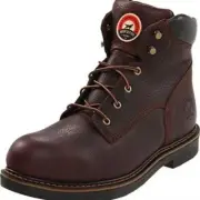 New Mens Irish Setter Red Wing Boots Ely 6" Steel Toe Electrical Hazard 9 EE
