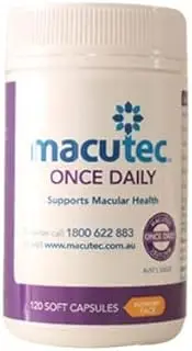 Macutec Once Daily 120 Eye Supplements Vitamin For Macular Degeneration