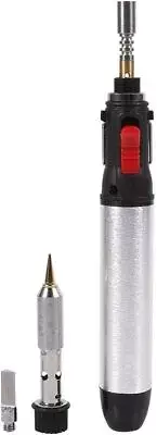Pen Type Gas Soldering Iron, 4 in 1 Cordless Butane Gas Soldering Iron Kit Te...