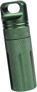 BAZEITFLOW Portable Medicine Holder Case for Outdoor Use Compact Pill Container for Travel Suitable for Camping Fishing and Hiking Activities
