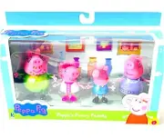 NIB Jazwares Peppa Pig Peppa's Fancy Family Figure 4 Pack Toy Figures 2003