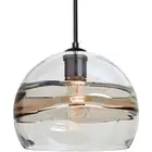 Besa Lighting 1JT-SPIR10SC-BK Spirit 10 1 Light Black Cord Pendant Ceiling Light
