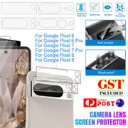 Tempered Glass Screen Protector Camera Lens Cover For Google Pixel 8 7 6 Pro