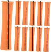 EXQUIMEUBLE 30pcs Flexible Perm Rods Kit Hair Curlers for Effortless Curls Lightweight Plastic Twisting Rods for Men Women No Heat Curling Tools for All Hair Types