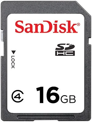 SanDisk 16GB 16 G Class4 SD SDHC Secure Digital Card for Camera C4 Class 4 Bulk