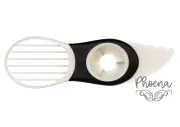 Avocado Slicer 3 in 1 Banana Dragon Fruit Peach Pear Passionfruit Chopper []