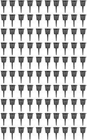 Horoper Set of 100 Bonsai Fertilizer Baskets with Lid, Portable Mesh Baskets for Easy Fertilizing of Potted Plants Succulents and Orchids, Horoper49axr0zgpu5258