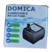 DOMICA (80GPH 4W) Mini Submersible Water Pump for Pond, Aquariums, Fish Tank, Hy