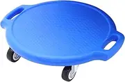 Sports Scooter Board with Handles Sitting Scooter Board with Universal Wheels Manual Sport Scooters Plastic Casters Floor Scooter Board for Gym Physical Education Equipment Indoor Outdoor