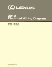 2010 Lexus ES 350 Wiring Diagrams Schematics Layout Factory OEM
