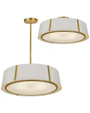Crystorama Fulton 6-Light Gold Chandelier