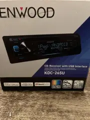 Kenwood KDC-265U Black Pandora iHeart Radio Car Audio CD Receiver New In Box