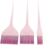 PAMINGONO 3pcs Hair Application Brushes Set Soft Bristles Styling Comb for Hair Dyeing