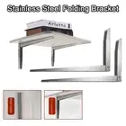 Stainless steel Folding Shelf Bracket Space Saving Wall Mount Shelf Furniture