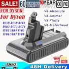 6.5Ah V6 Battery For Dyson V6 DC58 DC59 DC61 DC62 DC72 DC74 Replacement Battery