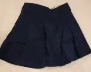J. Crew Crew Cuts Uniform Twill Skirt Navy Size 5 NWT