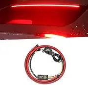 Pack-1 39.3In/100CM LED Third Brake Light Strip, Car Underglow Neon Accent Strip Lights, Flexible High Mount Stop Brake Light for Most Car Van SUV Truck (Red)