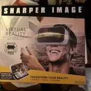 NEW Sharper Image Smartphone 360° Virtual Reality Game WEarbuds And Controller