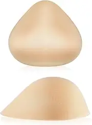 [Hercicy] 1 Pair Cotton Breast Forms Light Sponge Boobs Mastectomy Breast Cancer Support Bra for Women