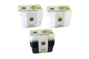 3x 10pc Lemon & Lime 1000ml Meal Prep Reusable Containers Food Storage Assorted