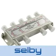 TV Antenna Splitter 8-Way F-Type Aerial 5-2400MHz Power Pass Foxtel Compatible