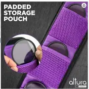 77mm Camera Lens Filter Kit CPL ND4 UV Digital With Purple Carrying Case