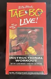 Billy Blanks' Tae Bo Live! Original (4)VHS Tape Workout Set 'As Seen On TV' 1999