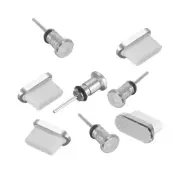 USB Type C Anti Dust Plug USB C Port Protectors for Type C Port,Silver 4PCS