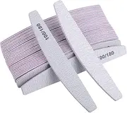 12-Piece Professional Nail File Set – 100/180 Grit Double-Sided Diamond Plate Files with Cushioning Pad | Salon-Quality Shaping & Smoothing for Natural Nails – 12pc