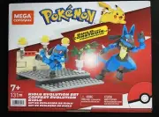 Mega Construx Pokemon Riolu Evolution (& Lucario) 131pc Set HHY94 NEW NIB SEALED