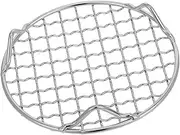CRILSTYLEO Round Stainless Steel Rack Electric Ceramic Stove Compatible Baking Cooling Rack Egg Grill Round