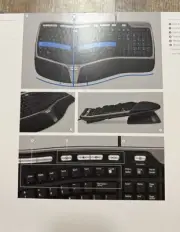 NEW IN BOX SEALED Microsoft Natural Ergonomic 4000 B2M-00012 Keyboard MODEL 1048