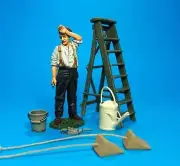 JOHN JENKINS WW1 KNIGHTS OF THE SKY GGC-09 GERMAN MECHANIC & ACCESSORIES #3 MIB