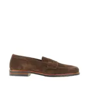 [ALDEN] ALDEN Suede leather penny loafers Man 11 11 Brown