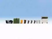 Noch 14825 - Waste Container & Dustbins - OO/HO Figures