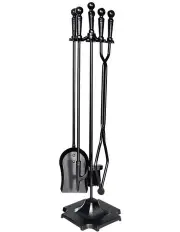 [Grillz] Fireplace Tool Set in Black
